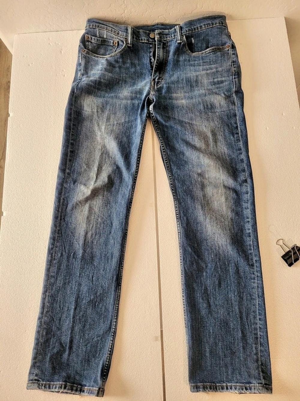 Levi's 514 Men's Straight Leg Jeans Waist 34 X 32 Blue